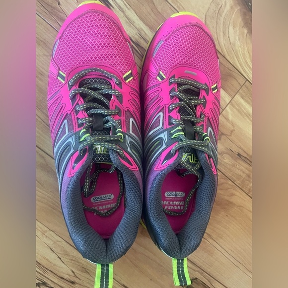 Fila memory TKO TT 4.0 ombré Pink Yellow Athletic Shoes trail running Womens 11 - Picture 13 of 13